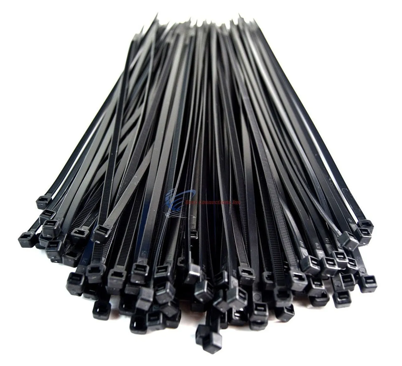 11" Black Nylon Zip Ties