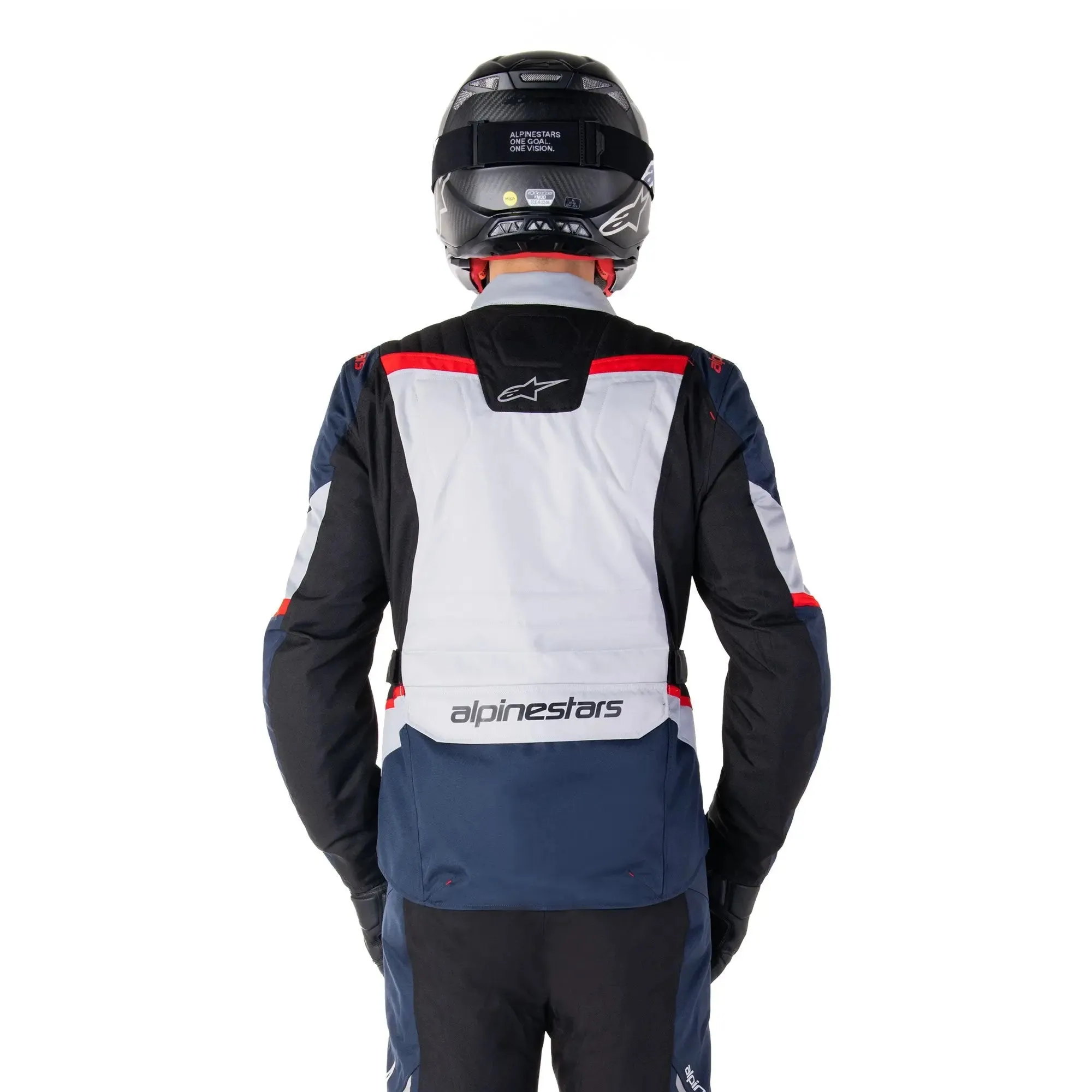 Alpinestars ST-1 Waterproof Textile Jacket Dark Blue / Black / Bright Red