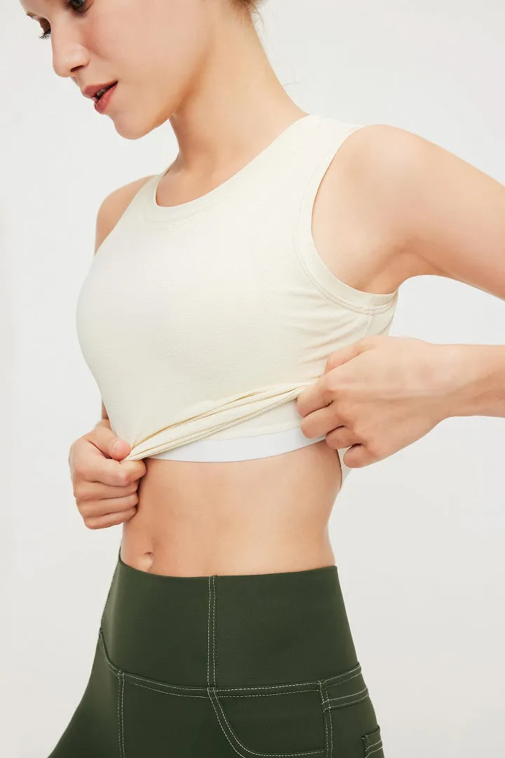 Anti-UV Cropped Tank Top for Women