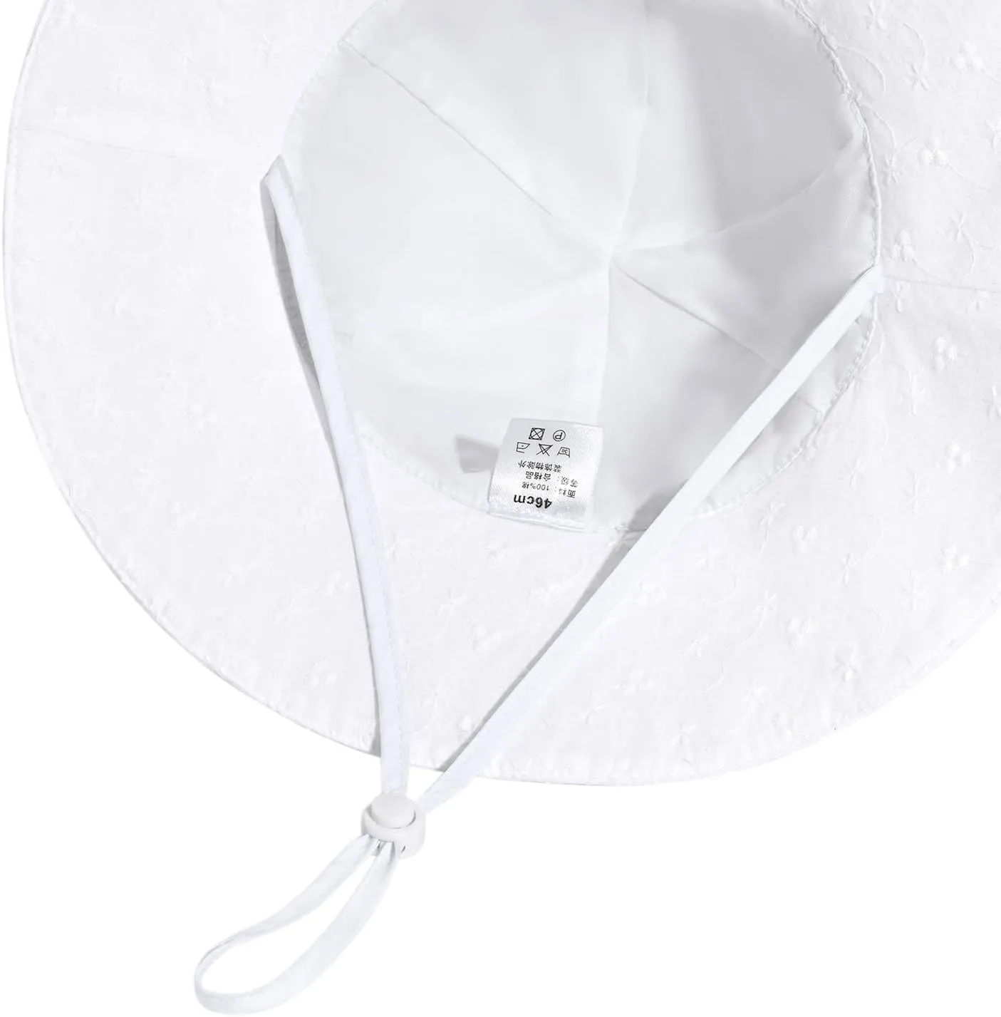 Baby Girl Sun Hat with UPF 50  Outdoor Adjustable Beach Hat with Wide Brim Bucket Hats