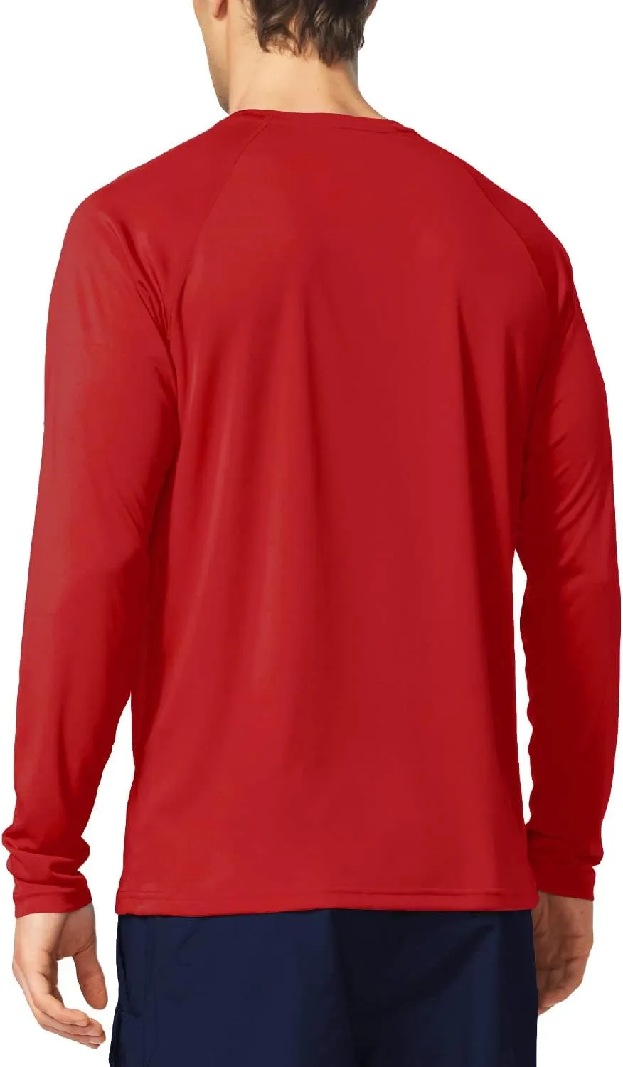 baleaf Men's Sun Protection Shirts UV SPF UPF 50  Long Sleeve Rash Guard Fishing Running Quick Dry Lightweight