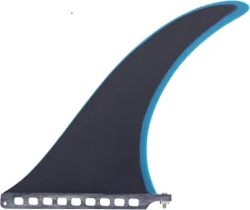 Boogie Boards Surfboard Fin 11 Inch Fiberglass Center Single Box Fin 11" Longboard Base Sup Accessories (Color : Black Blue 11 inch)