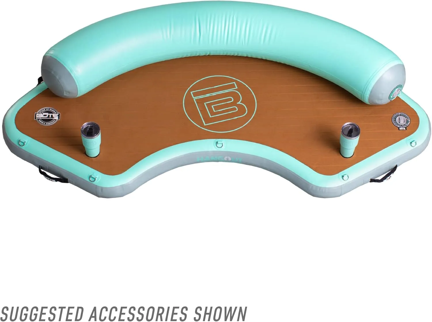 BOTE Inflatable Dock Hangout Suite Customizable Configurations Floating Party Raft Adults Kids Family Friendly MAGNEPod Compatible Packable Portable Towable, Multiple Sizes & Styles