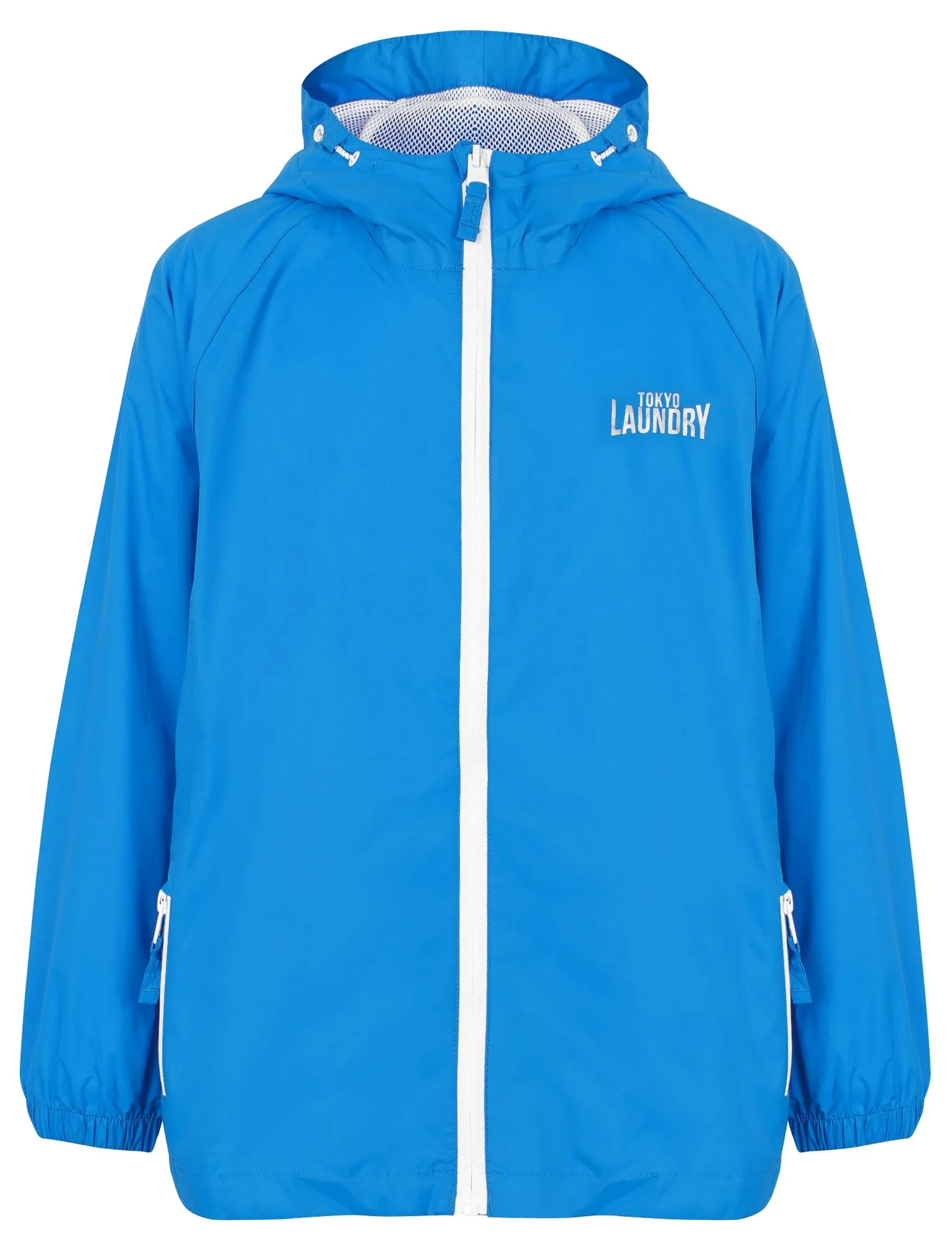 Boys K-Conroy Packaway Windbreaker Jacket in Cobalt - Tokyo Laundry Kids