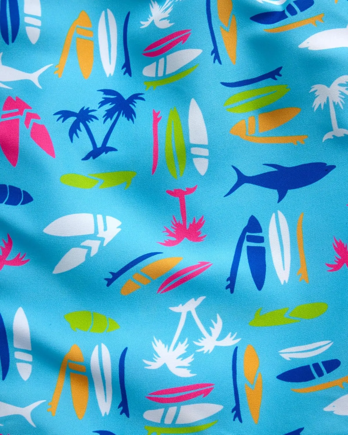 Boys Swim Trunks - Quick Dry Sun Protection Board Shorts with Breathable Mesh Lining and Drawstring Waist (Sizes: 8-18)
