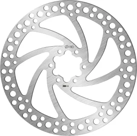 BUCKLOS 140mm 160mm 180mm 203mm MTB Disc Brake Rotor with 6 Bolts, Bicycle Brakes Stainless Steel Rotors M5 Screws, Opposite Hole Distance 44mm, fit Mountain Road Bikes MTB BMX