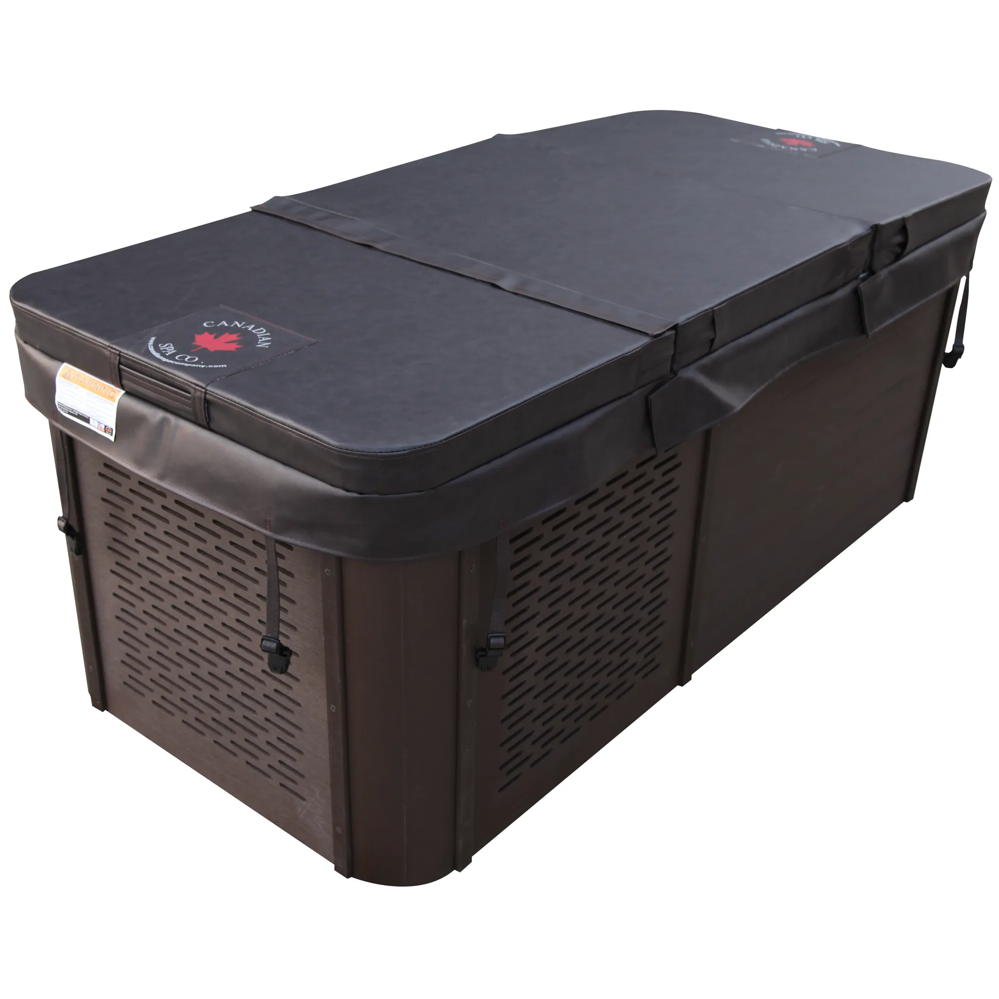 Chill Therapy Spa - Fill, plug in, and experience it Brown Finish