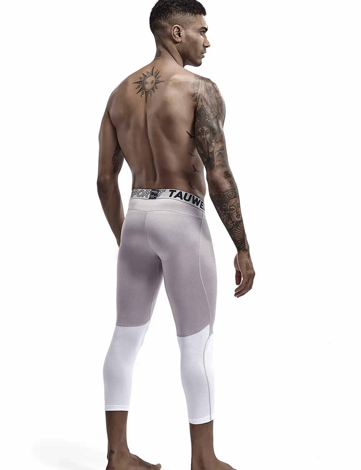 Compressive-Fit Training Tights Quick Dry(3/4 Length) 9604