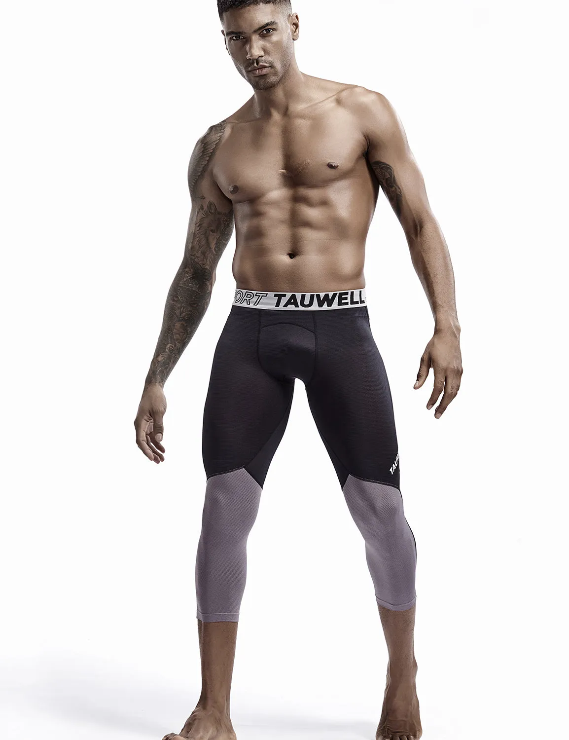 Compressive-Fit Training Tights Quick Dry(3/4 Length) 9604