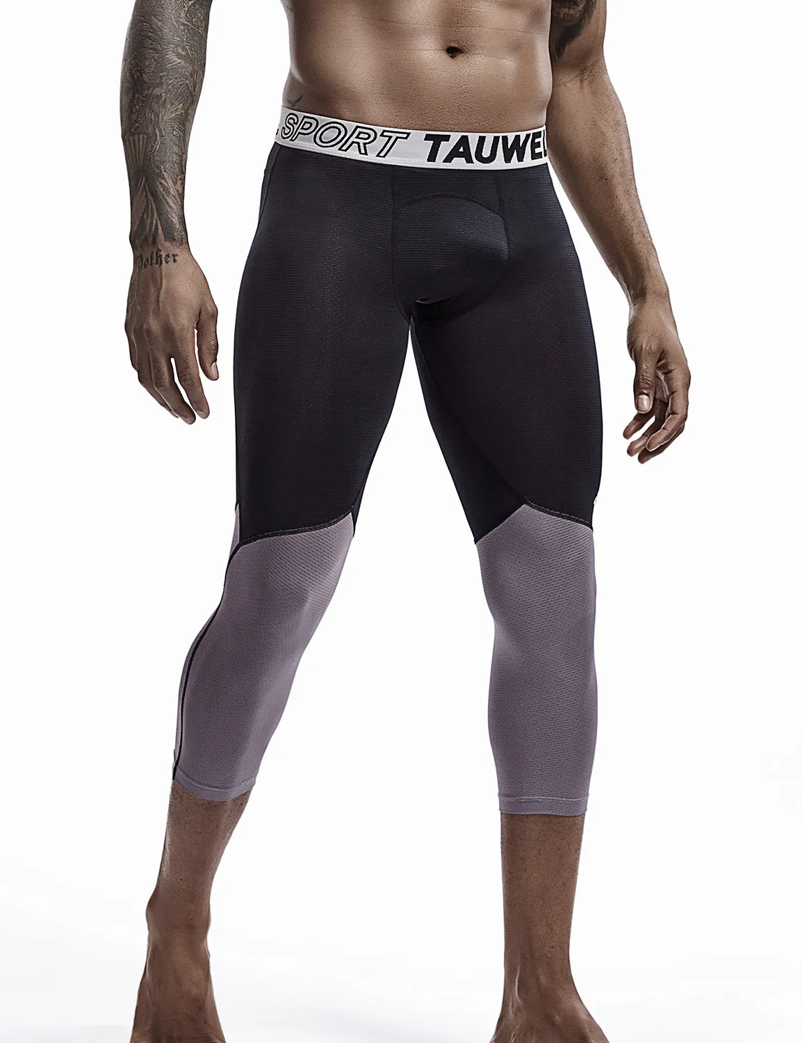 Compressive-Fit Training Tights Quick Dry(3/4 Length) 9604
