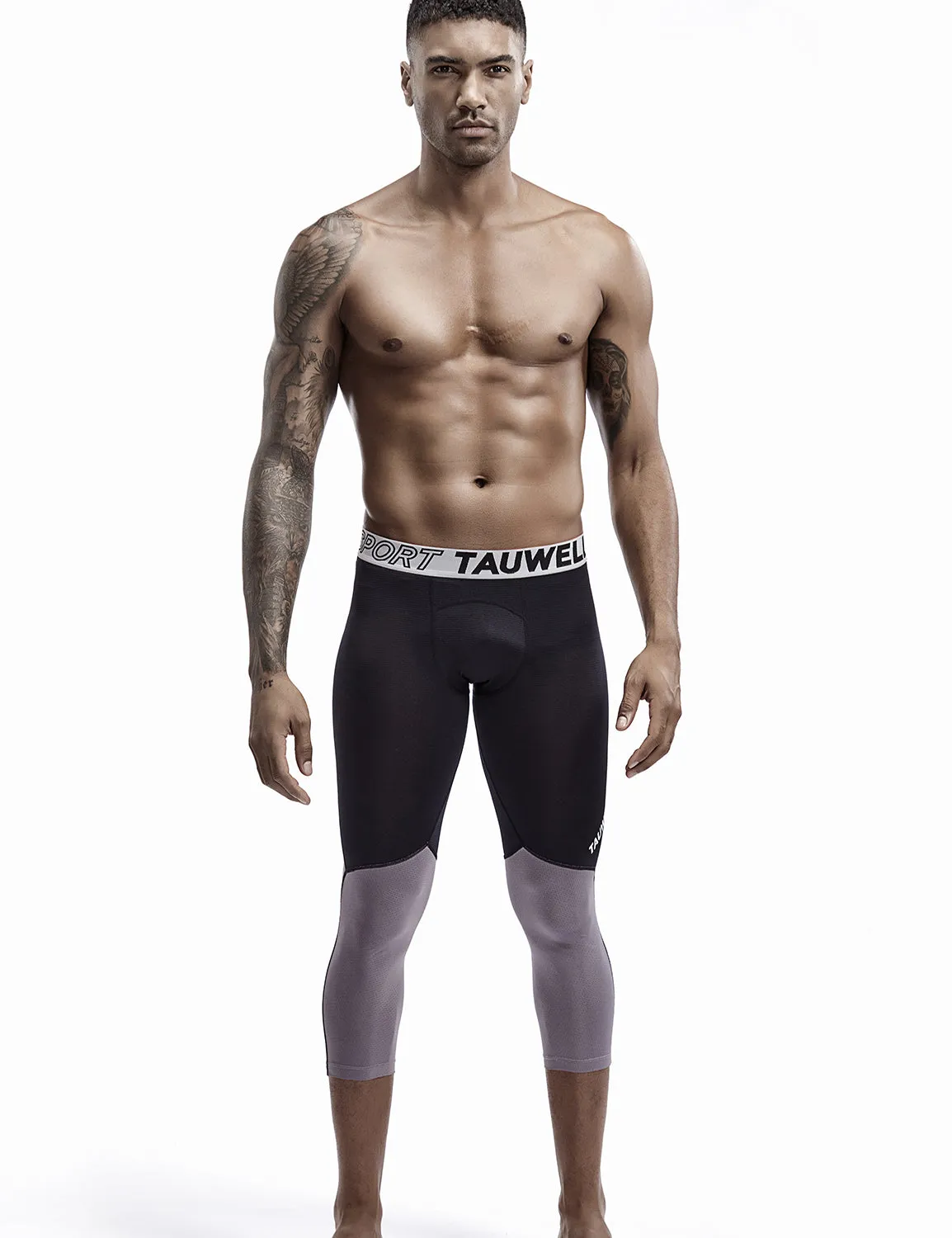 Compressive-Fit Training Tights Quick Dry(3/4 Length) 9604