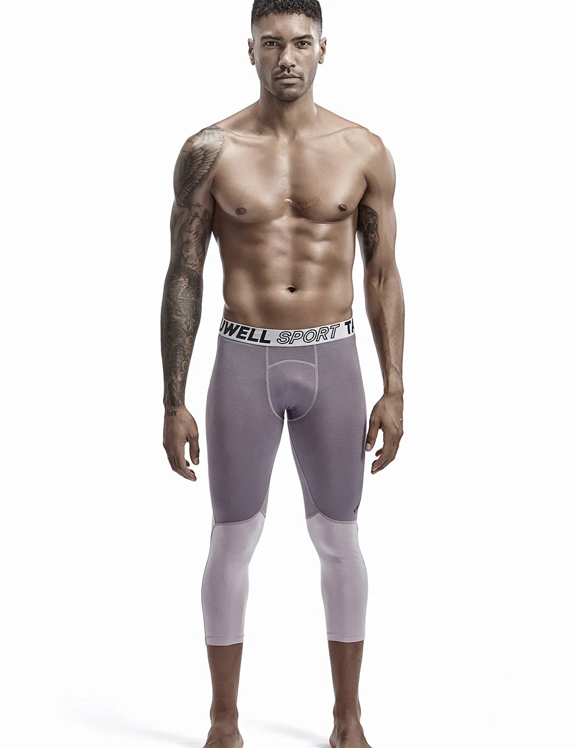 Compressive-Fit Training Tights Quick Dry(3/4 Length) 9604