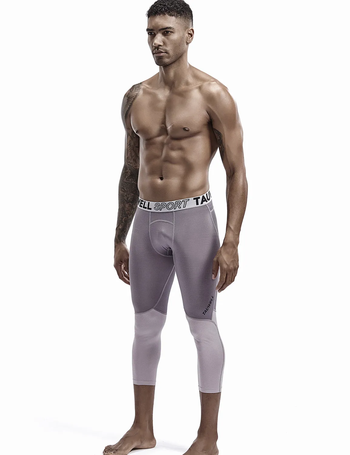 Compressive-Fit Training Tights Quick Dry(3/4 Length) 9604