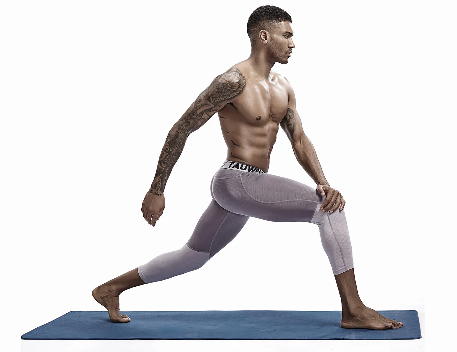 Compressive-Fit Training Tights Quick Dry(3/4 Length) 9604