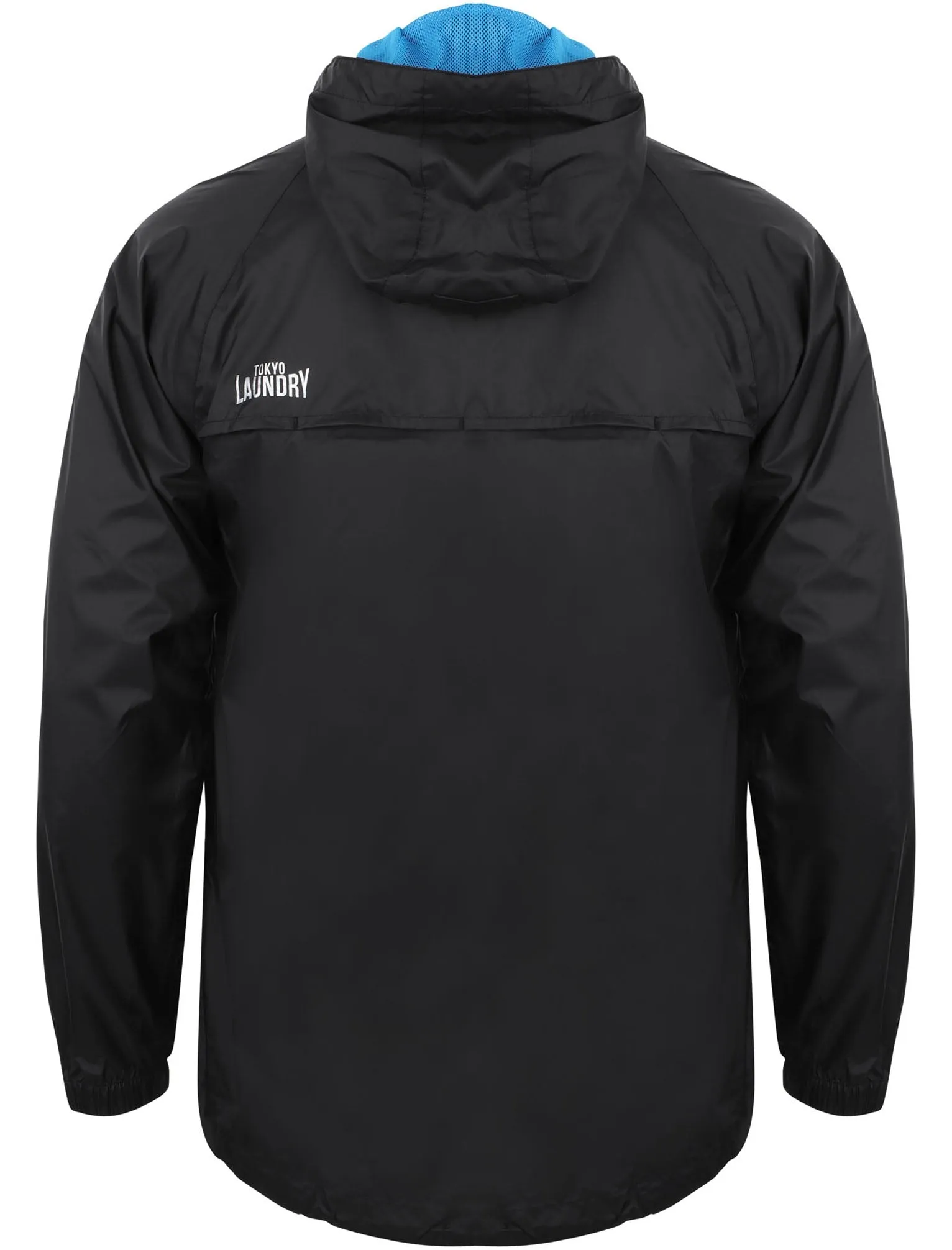 Conroy High Performance Packaway Windbreaker Jacket in Black - Tokyo Laundry