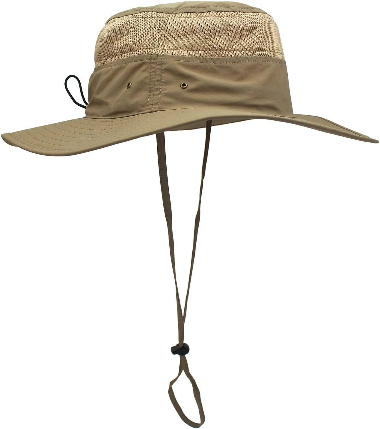 Duakrs Unisex Wide Brim Sun Hat,Outdoor UPF 50  Waterproof Boonie Hat Summer UV Protection Sun Caps