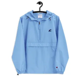 Extremely Stoked Champion Sky Blue Packable Windbreaker Jacket