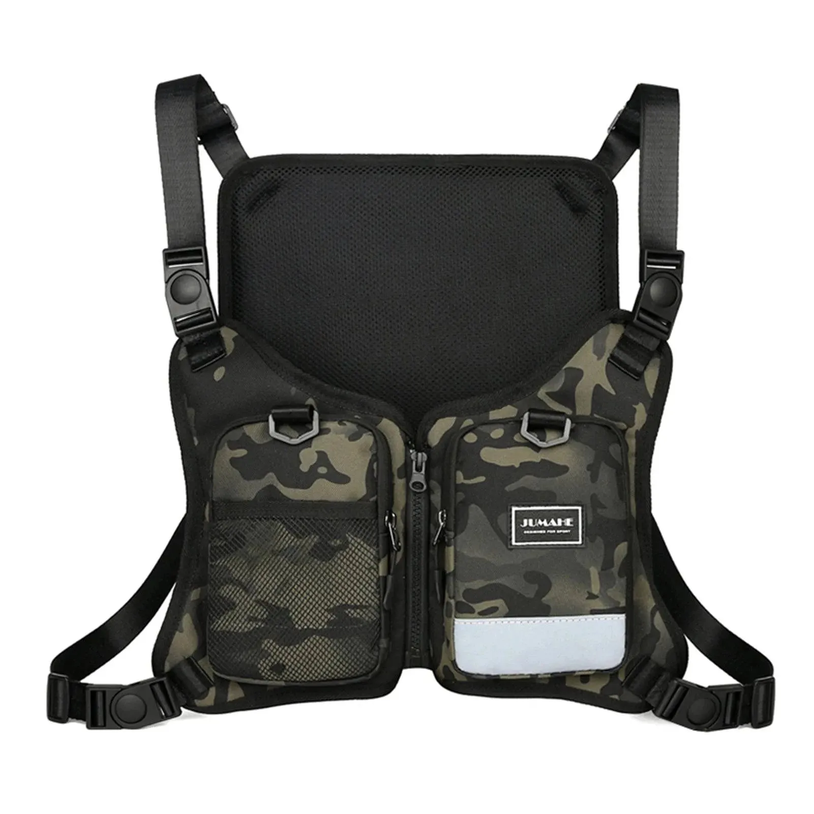 Fly Fishing Vest Lightweight Breathable Outdoor Fishing Vest Jacket Chest Pack Fishing Accessories For Fishing Outdoor Hiking