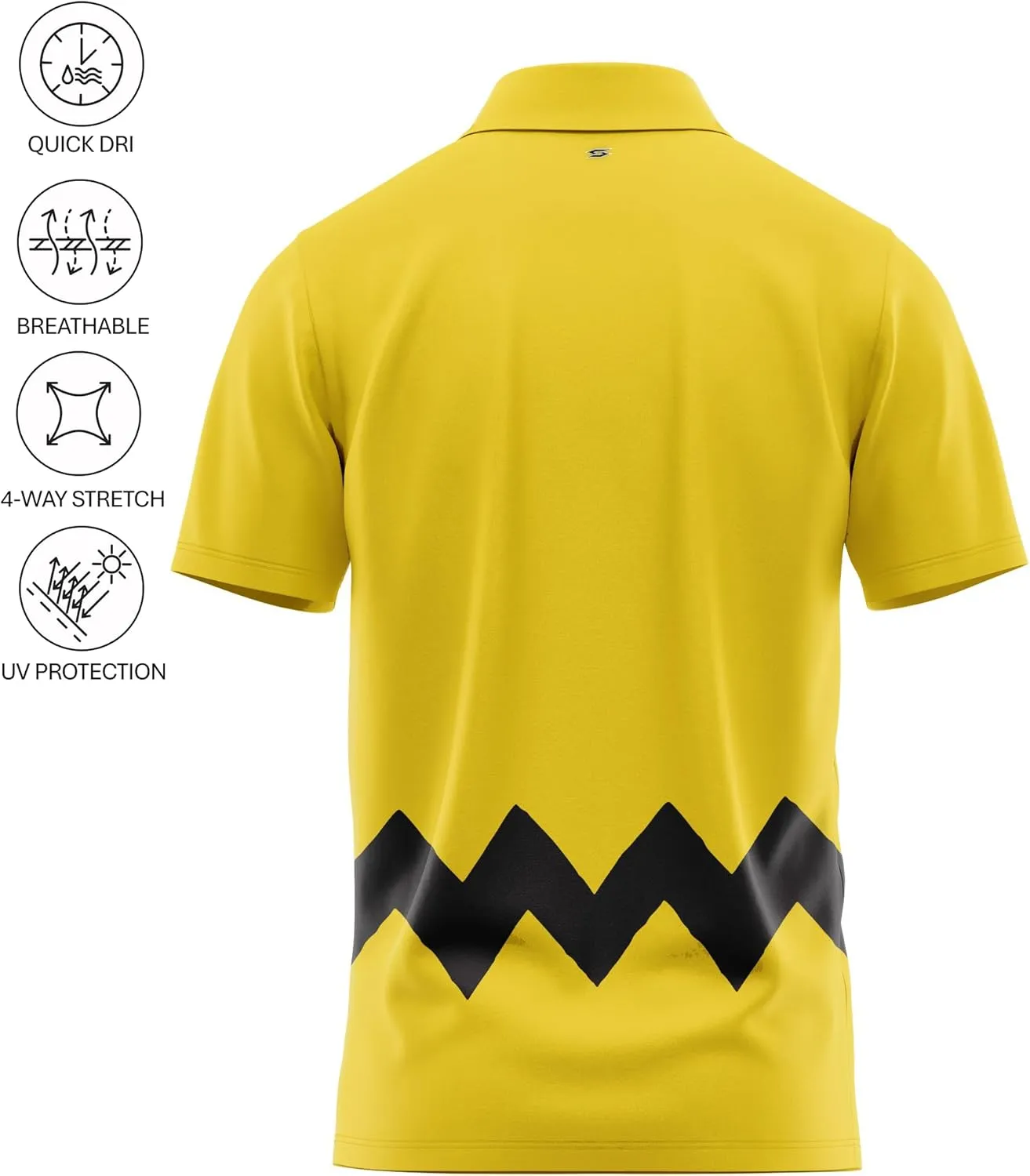 Funny Parody Golf Polo Shirt ??Fun Movie Performance Quick Dry UPF Sun Protection Moisture Wicking Casual Wear Shocker Golf