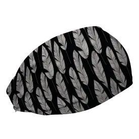 Gray Feathers Cooling Headband