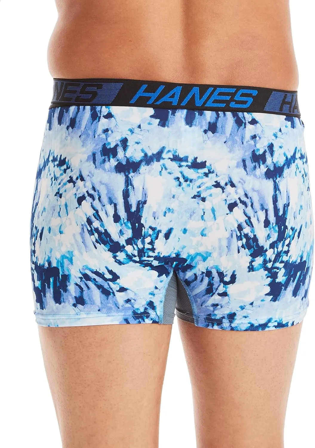 Hanes Mens Total Support Pouch Boxer Briefs, X-Temp Cooling, Moisture-Wicking Underwear, Regular, Long-leg and Trunk, 3-Pack
