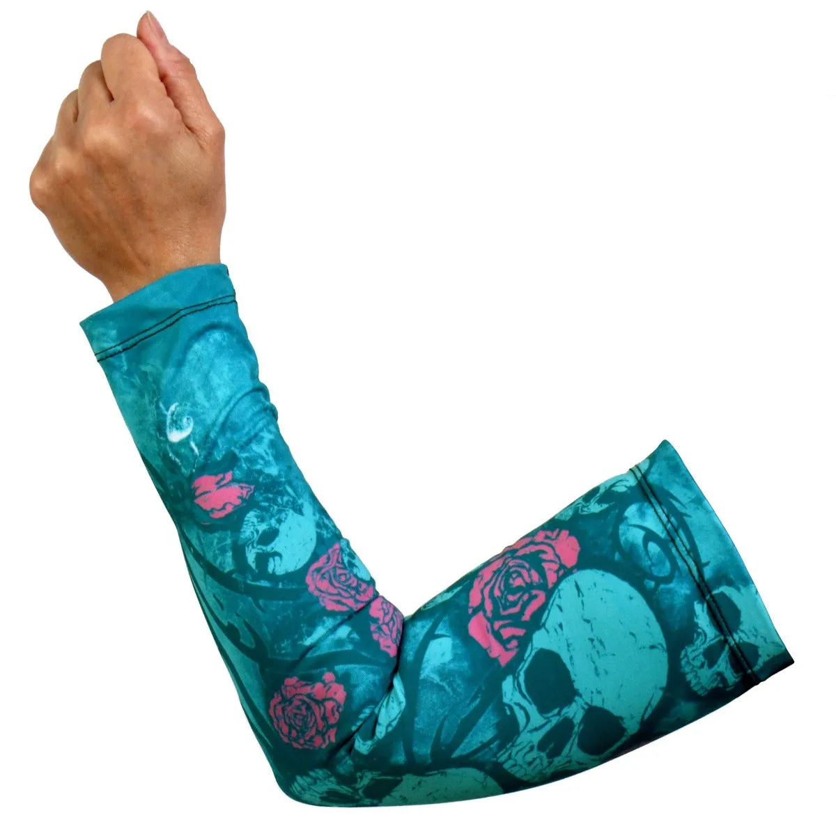 Hot Leathers Skull Bouquet Arm Sleeve