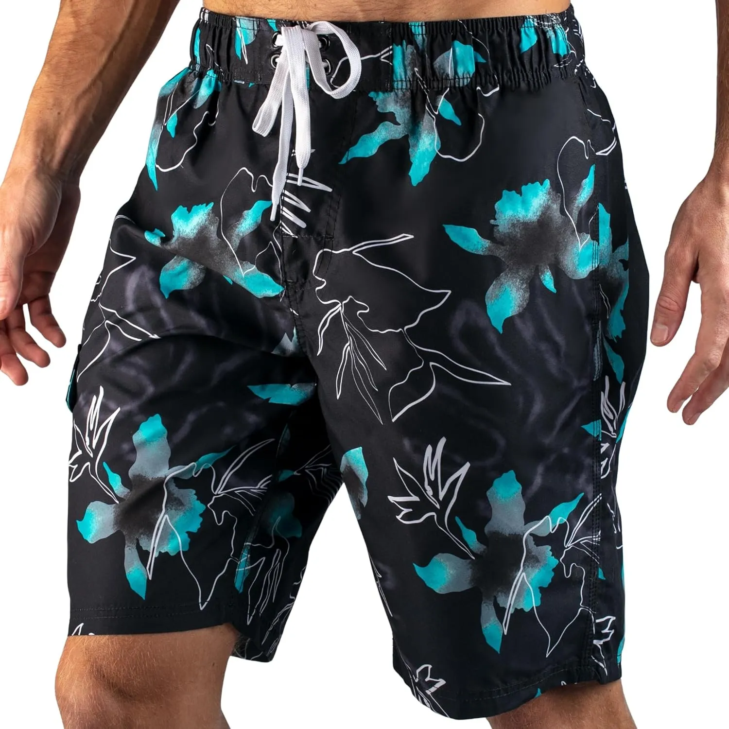 Kanu Surf Flex Men's Swim Trunks Quick-Dry Bathing Suit Men, 9" Inseam (Regular & Extended Sizes)