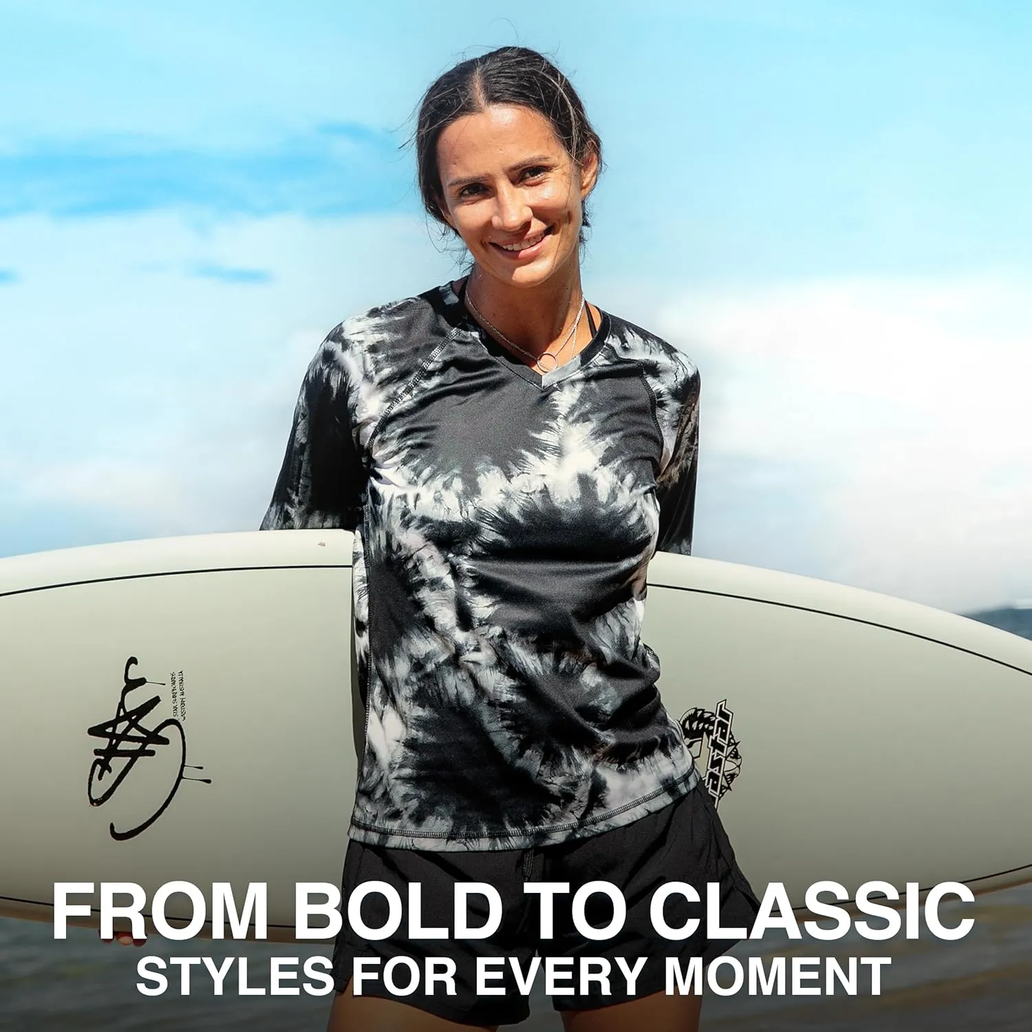 Kanu Surf Women's UPF 50  Long Sleeve Active Swim Tee & Workout Top