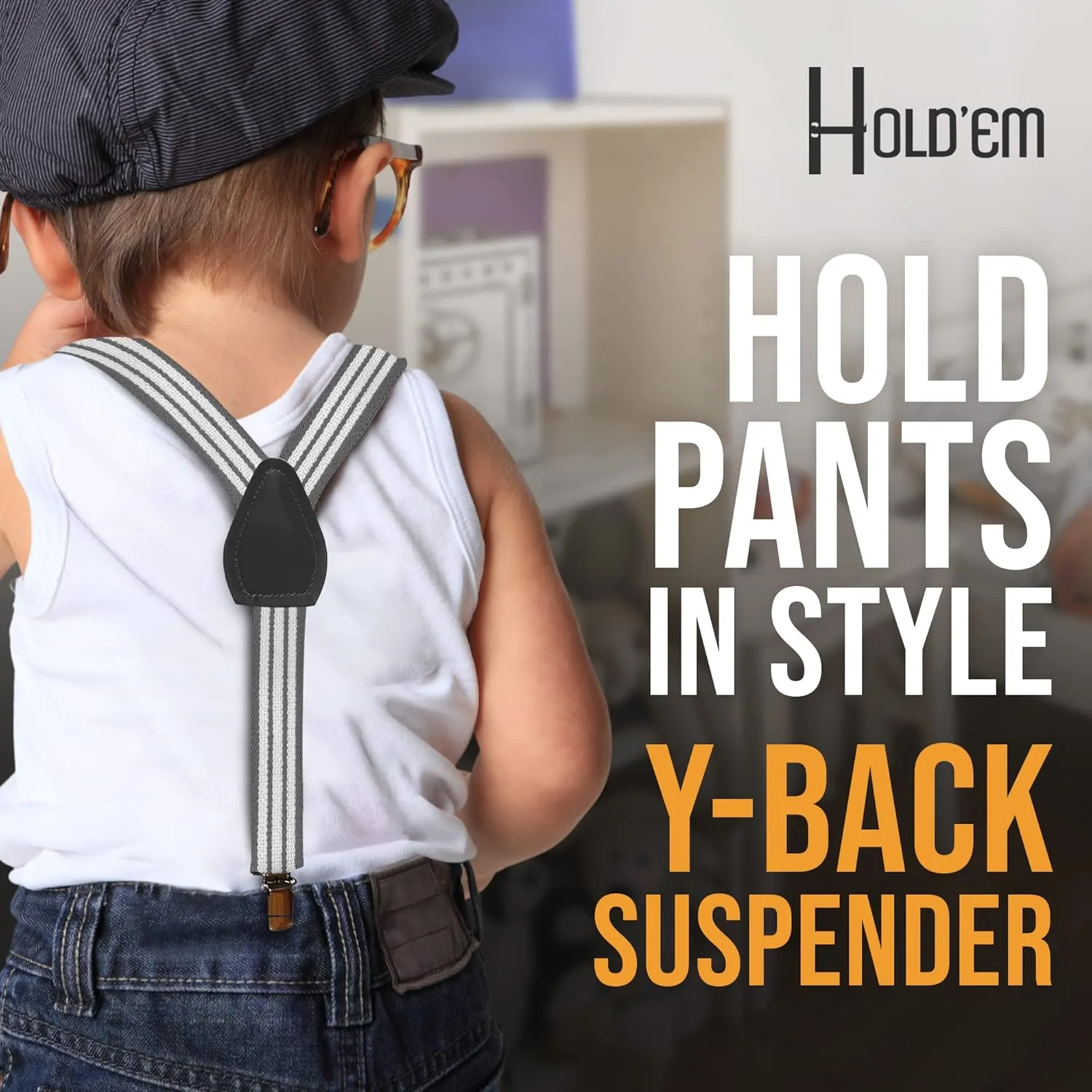 Kids and Baby Elastic Adjustable Solid Color Suspenders (Available in 3 sizes and 27 colors)