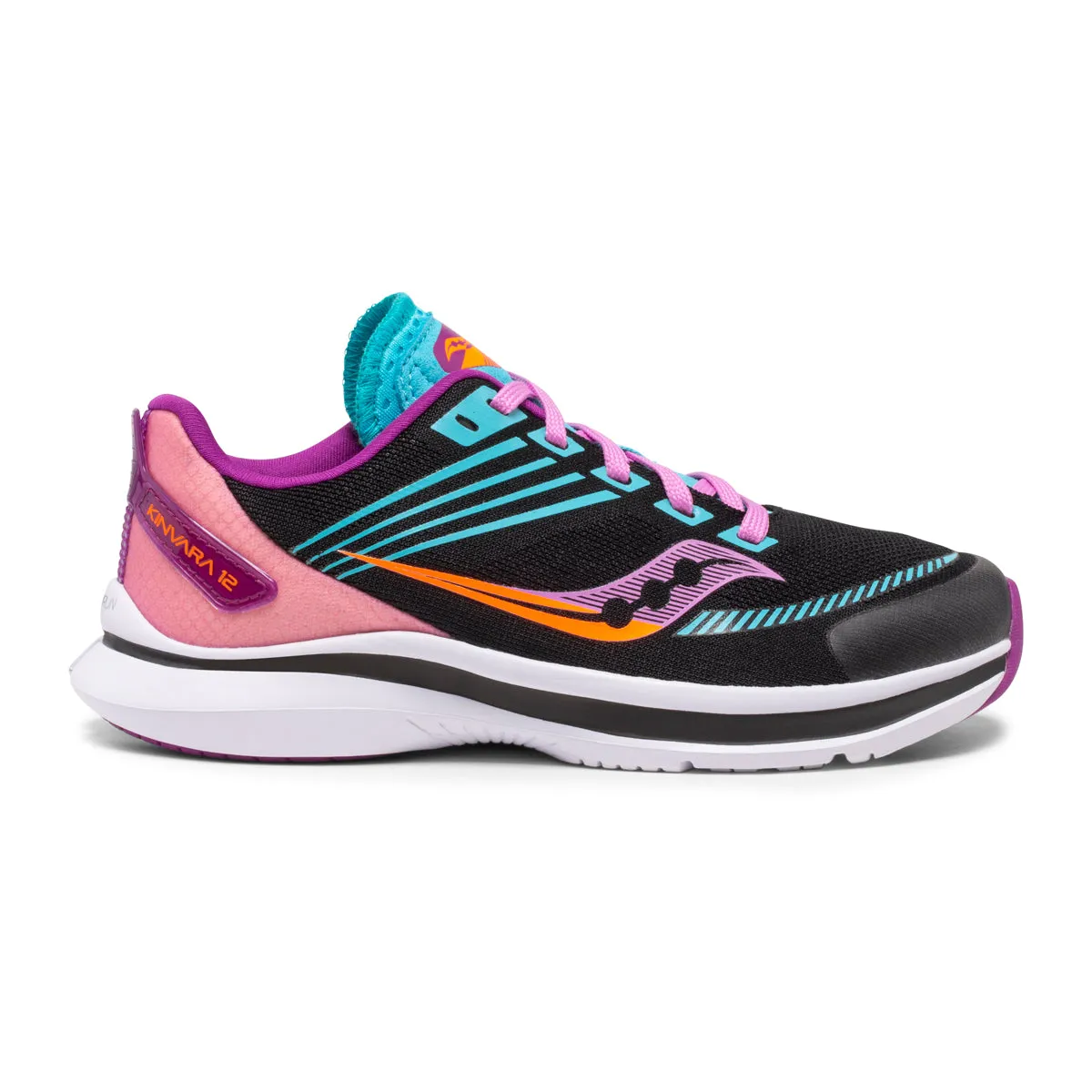 Kid's Kinvara 12 (Black/Pink)