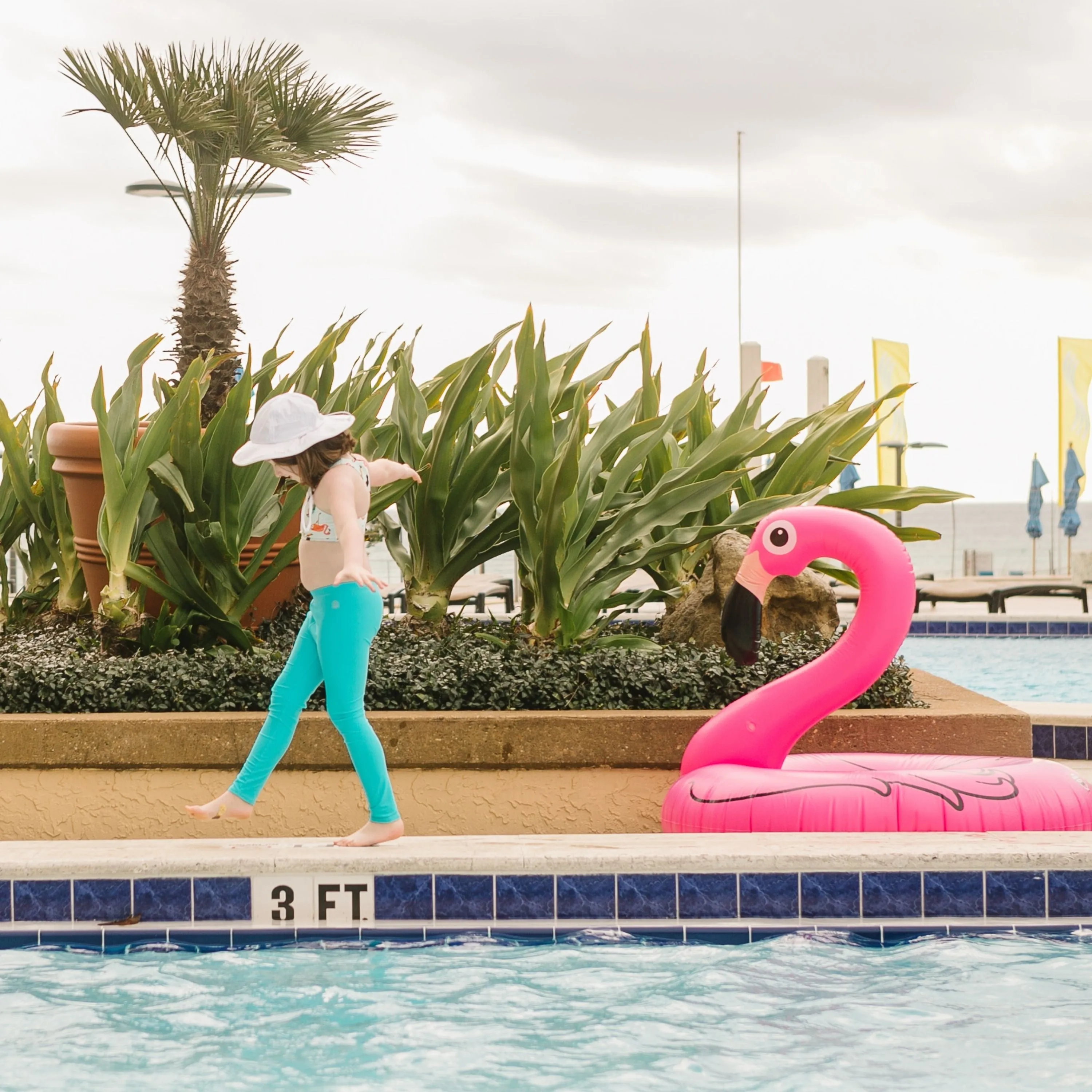 Kids Swim Pants | "Scuba Blue"