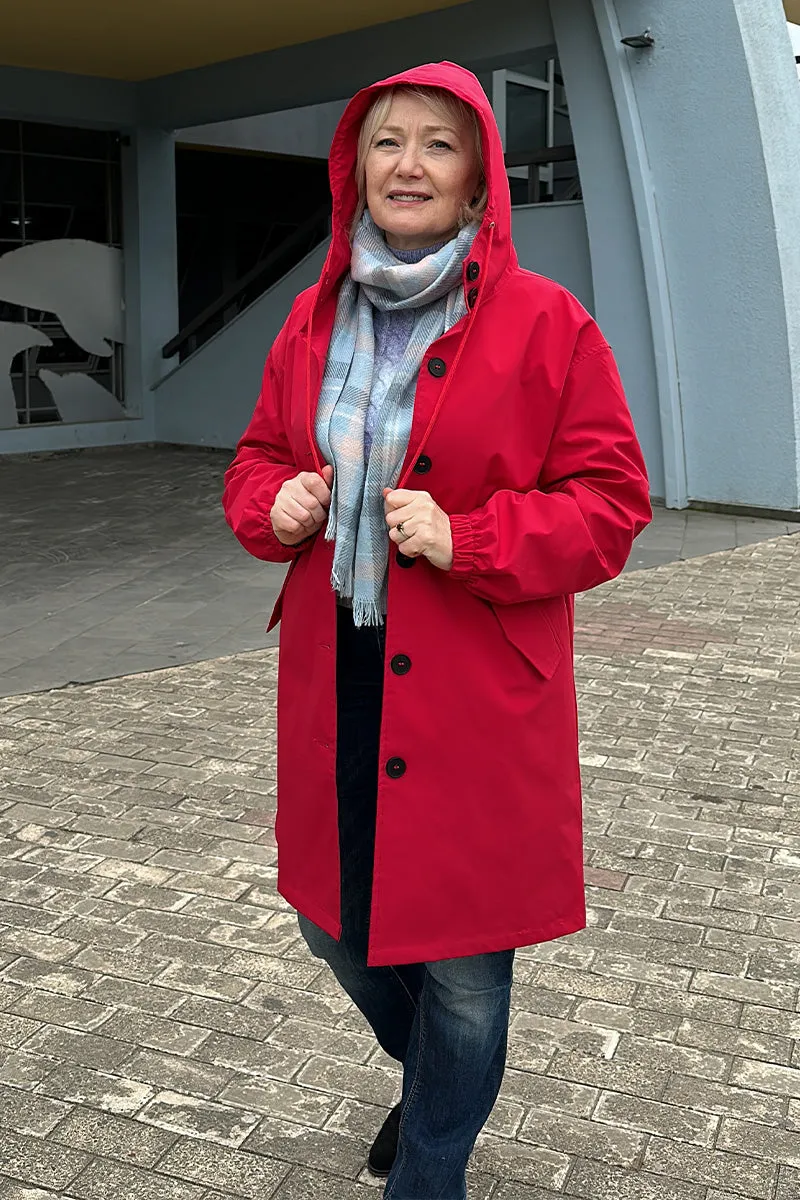 Leanne Water-Resistant Oversized Hooded Jacket