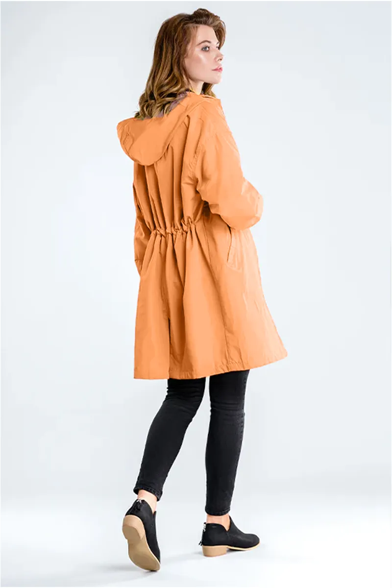 Leanne Water-Resistant Oversized Hooded Jacket