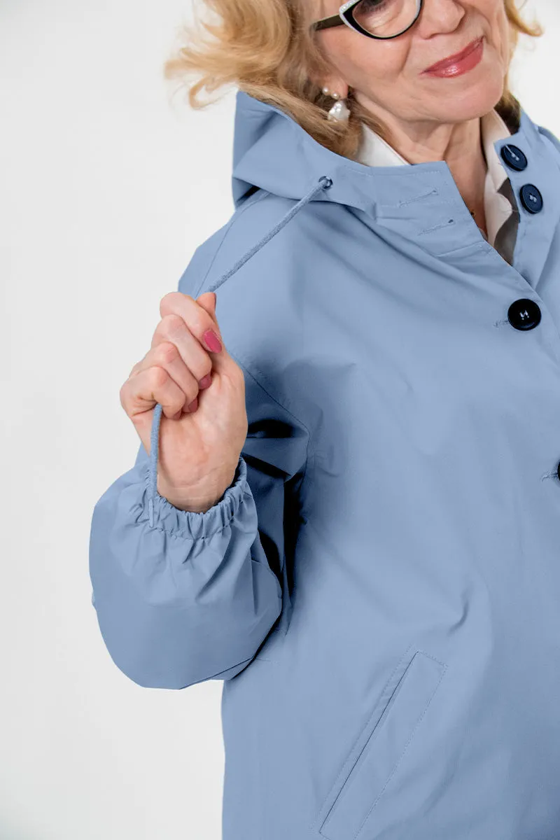 Leanne Water-Resistant Oversized Hooded Jacket