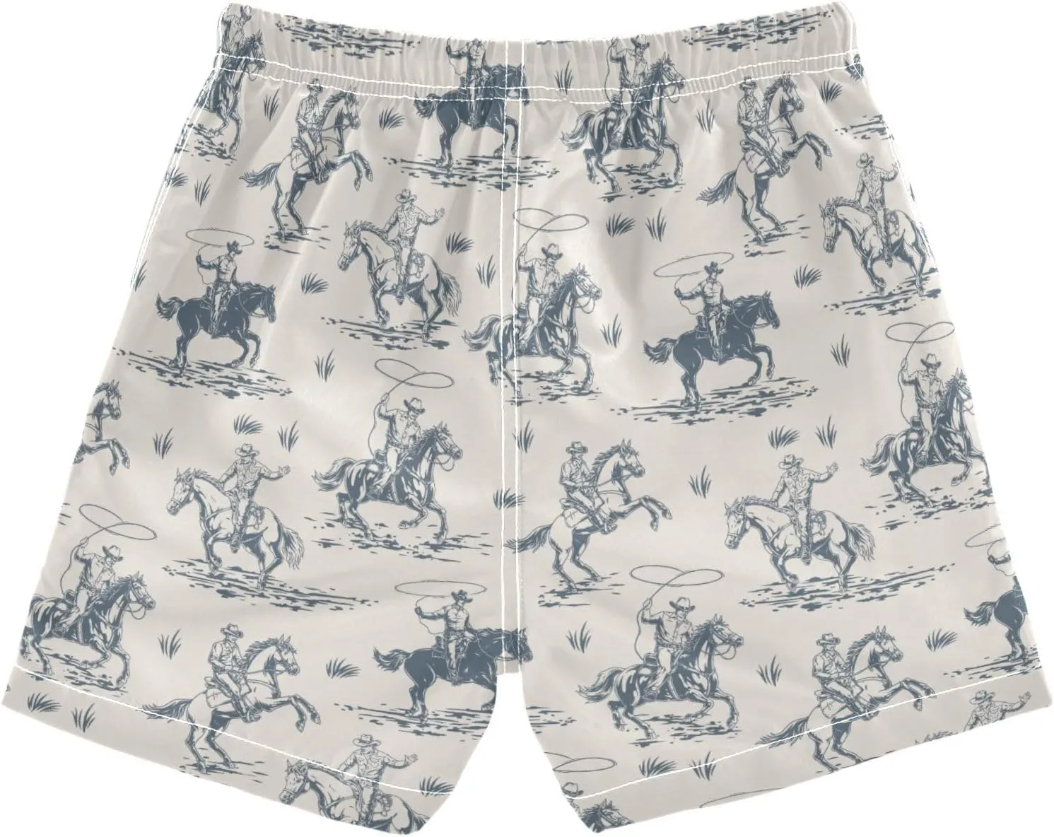 Little Boys Swim Trunks Beach Board Shorts Quick Dry Swimsuit Bathing Suits with Mesh Lining