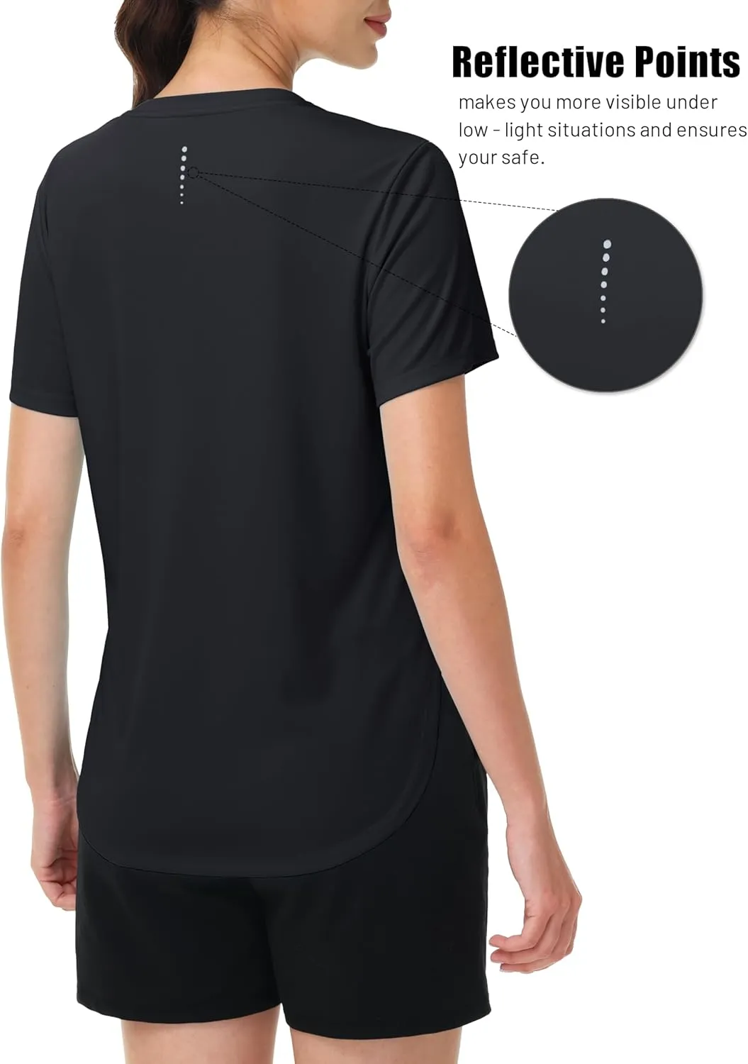 MAGCOMSEN Short Sleeve Workout Tops for Women UPF 50  Sun Protection Quick Dry Wicking T Shirt Yoga Athletic Running Gym