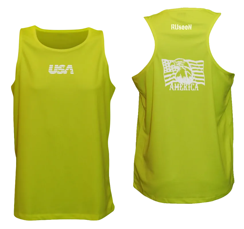 Men's Reflective Tank Top - America