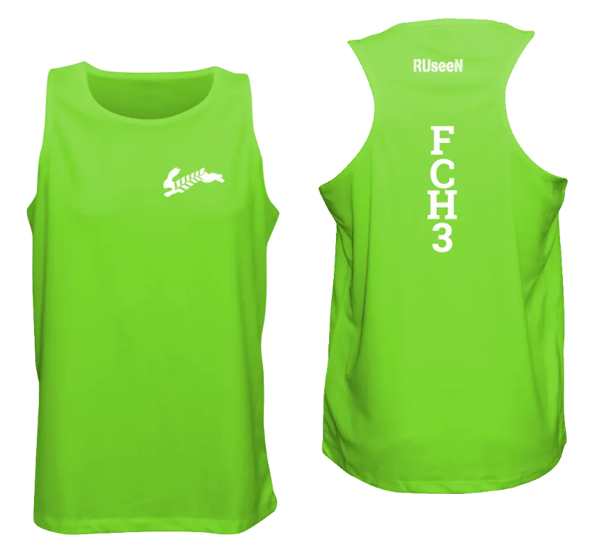Men's Reflective Tank Top - Flour City H3 - FCH3 - Design 1