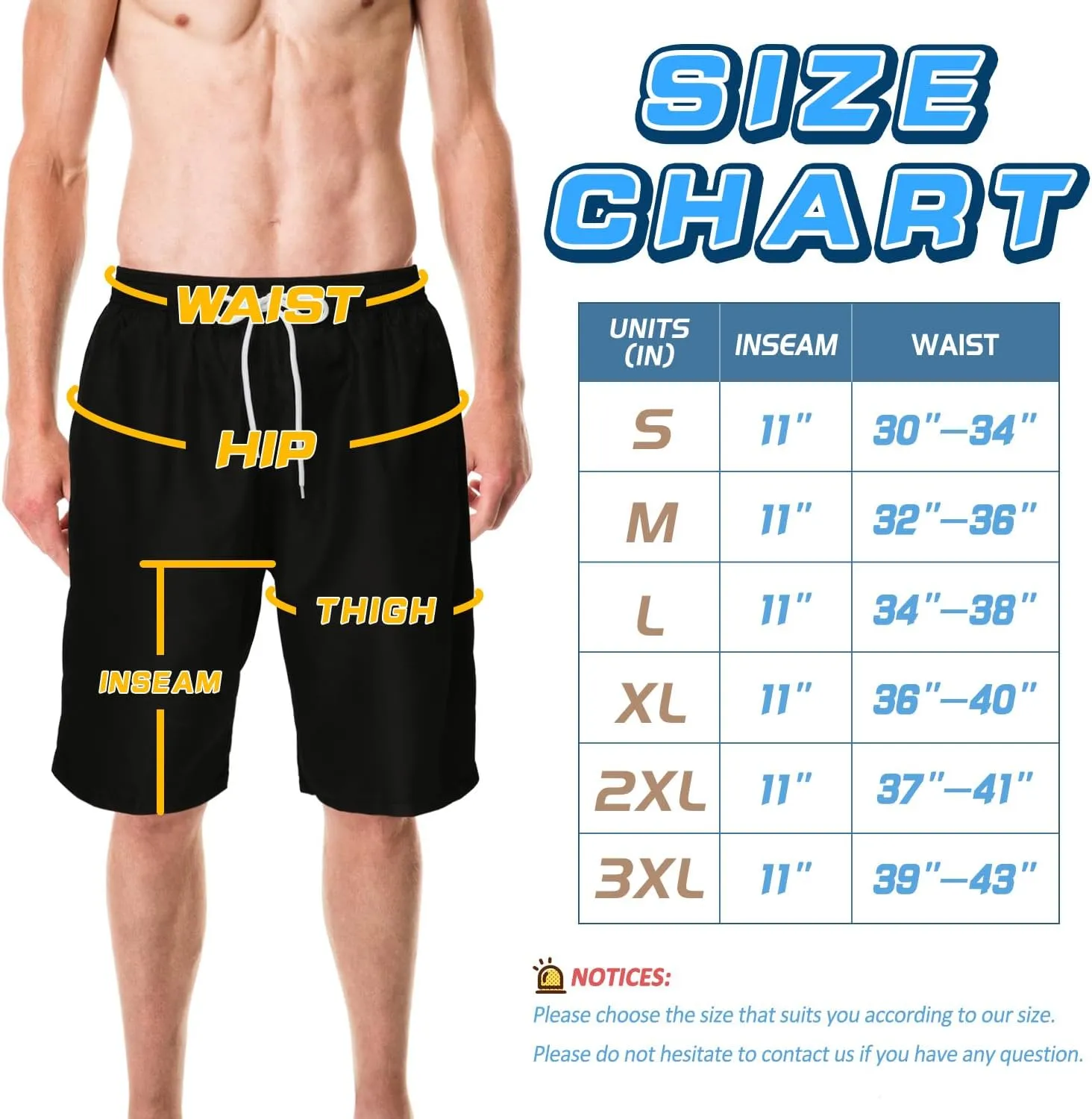 Mens Swimming Trunks Swim Trunks Quick Dry Swim Shorts with Mesh Lining Funny Swimwear Bathing Suits