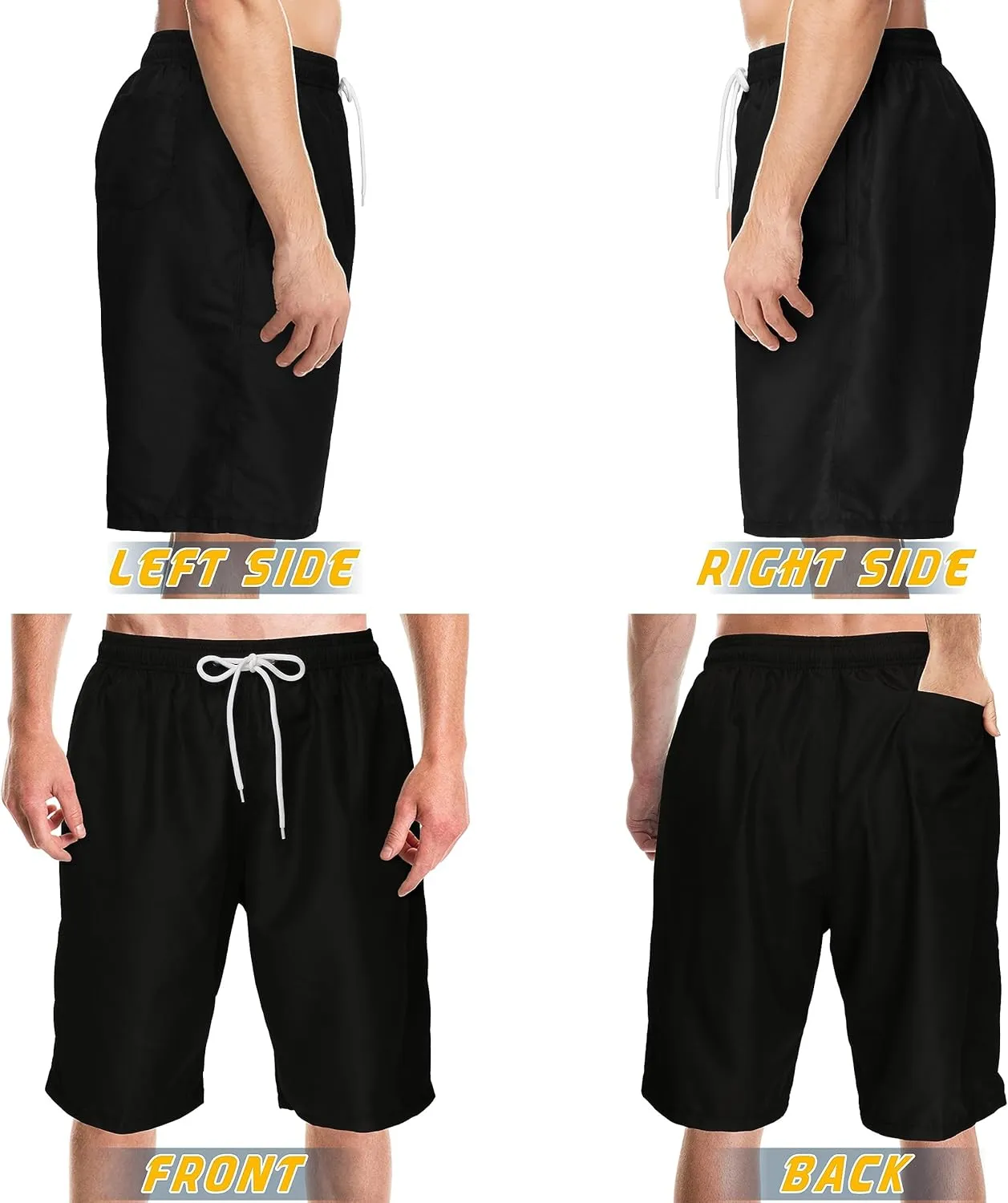 Mens Swimming Trunks Swim Trunks Quick Dry Swim Shorts with Mesh Lining Funny Swimwear Bathing Suits