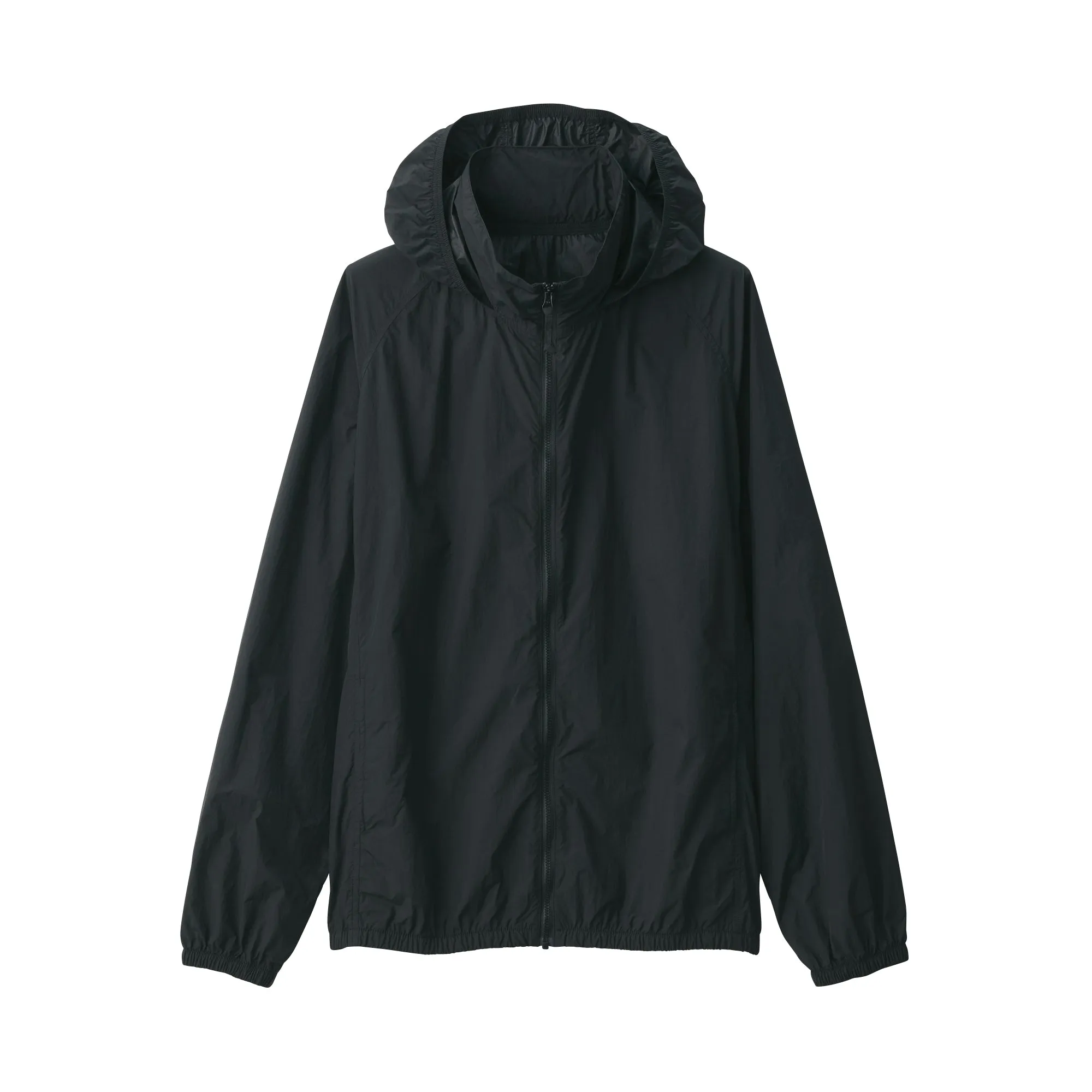 Men's Water Repellent Nylon Packable Windbreaker