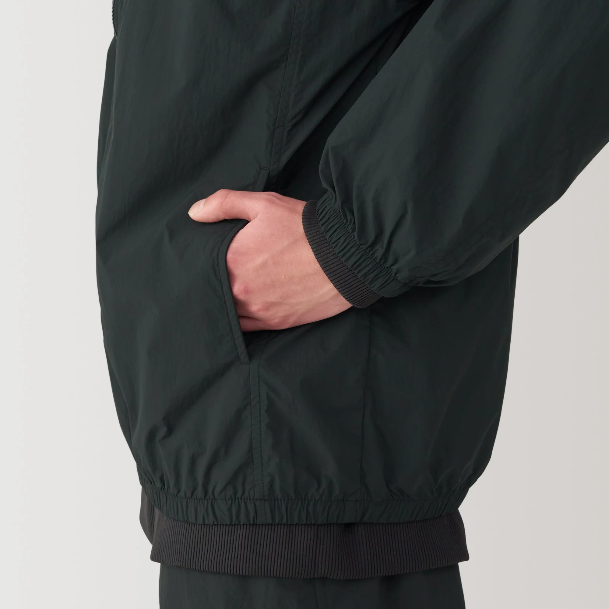 Men's Water Repellent Nylon Packable Windbreaker
