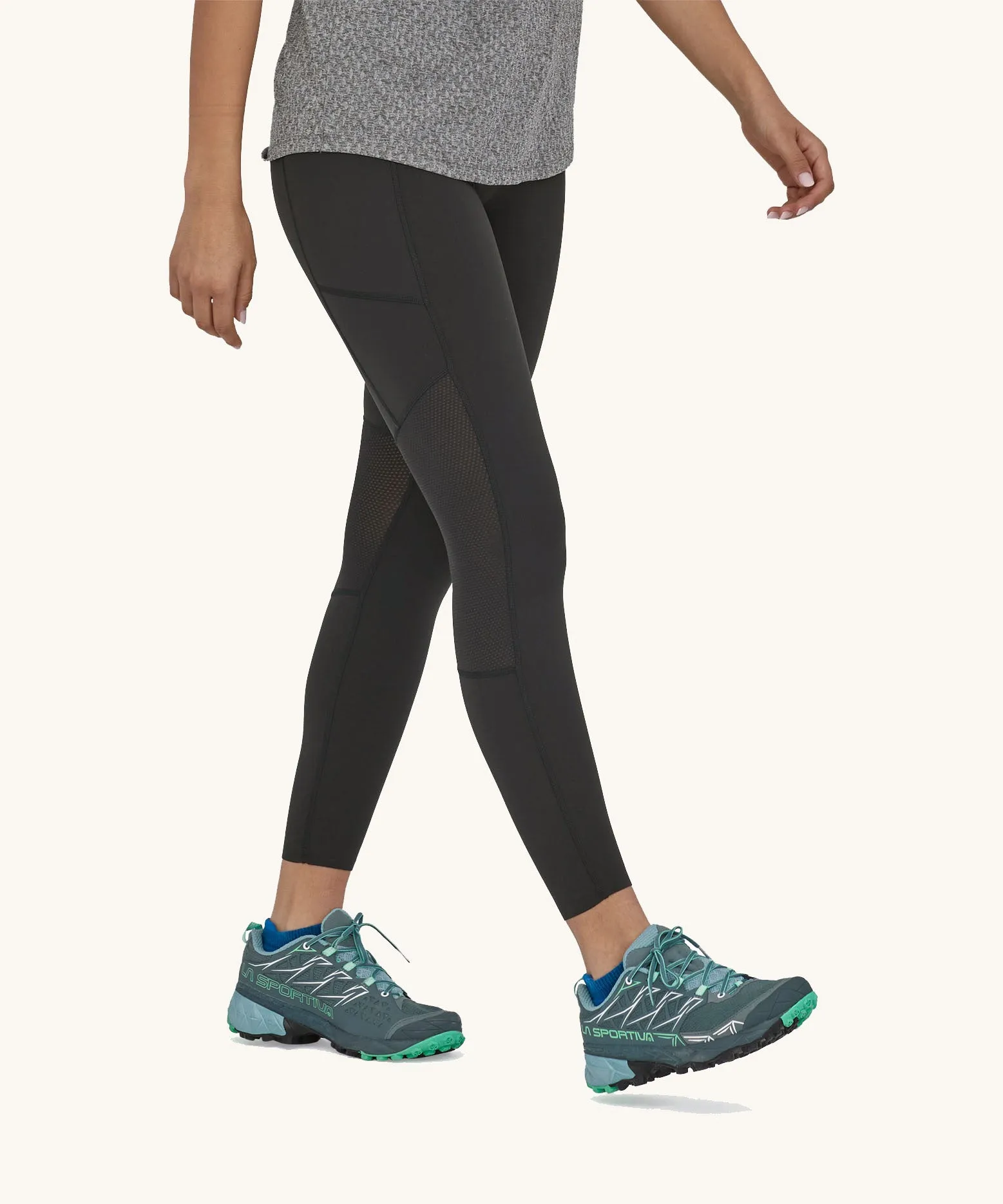 Patagonia Women's Endless Run 7/8 Tights - Black