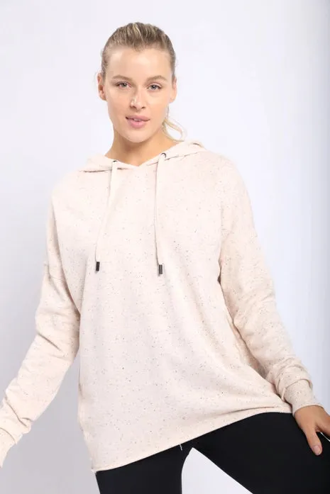 Peach Sprinkle Chill Fit Hoodie Top