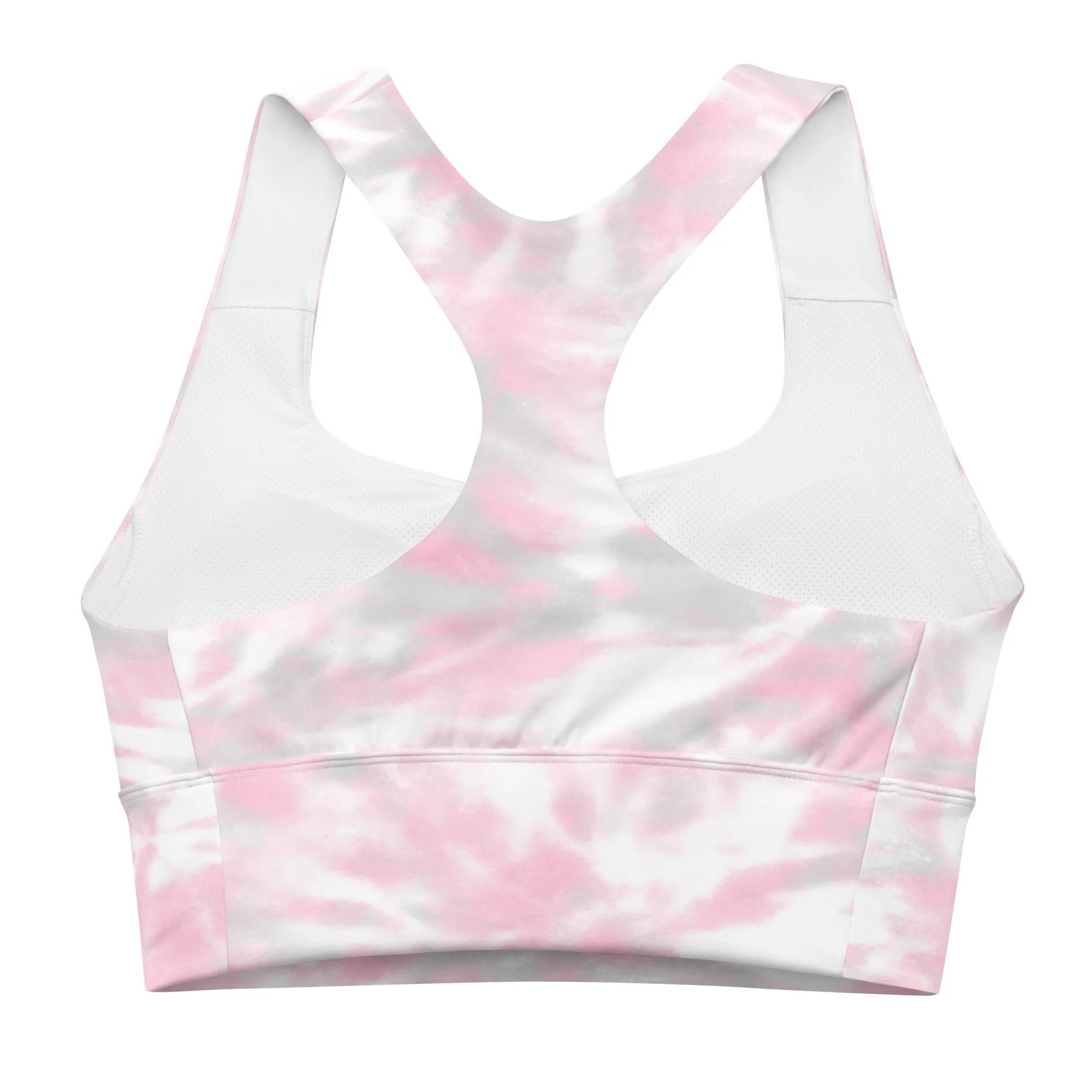 Pink Camouflage Longline Sports Bra, lioness-love