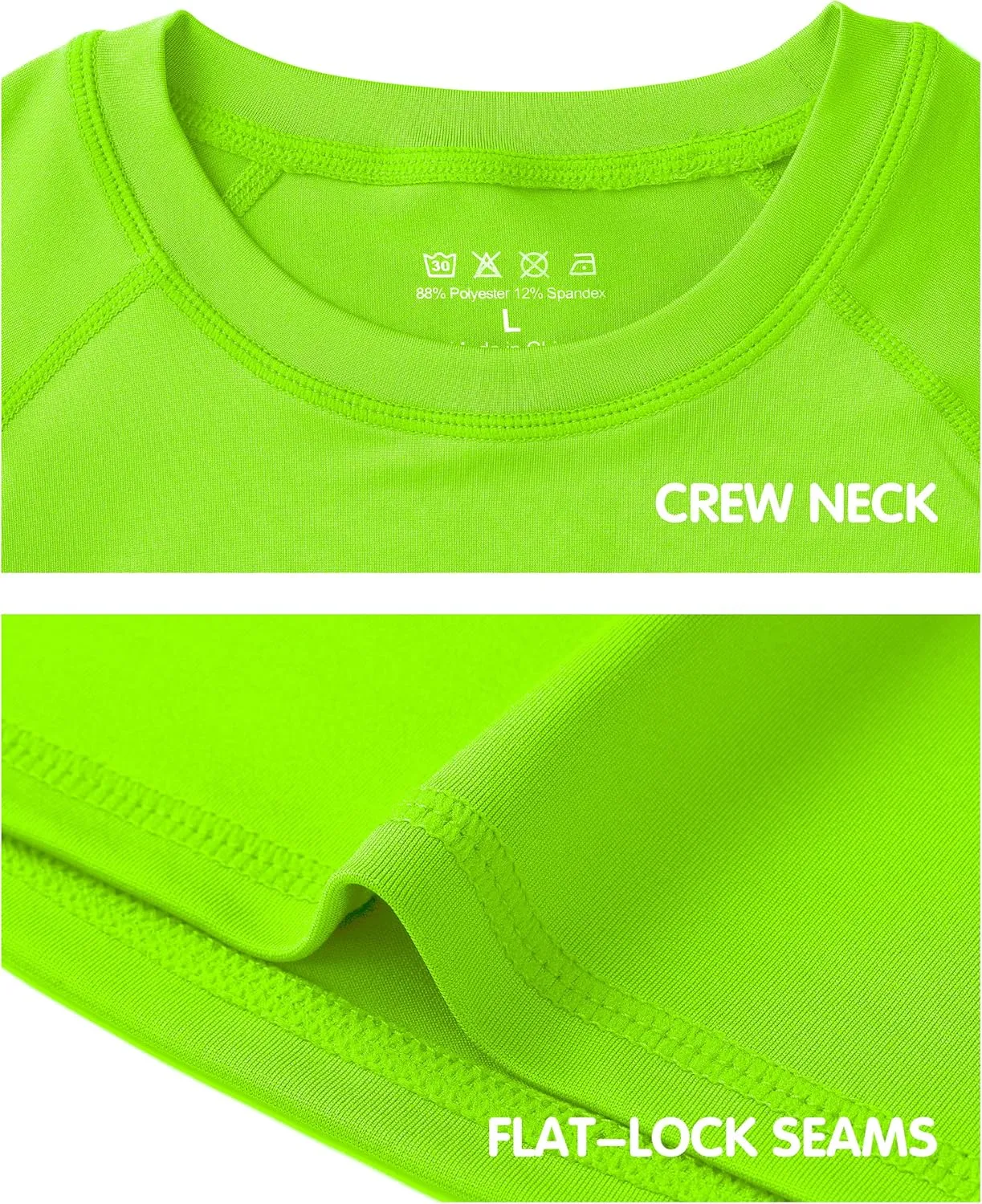 Roadbox Boys Youth Compression Shirts - Long Sleeve Athletic Undershirt Kids Quick Dry Base Layers for Baseball Soccer