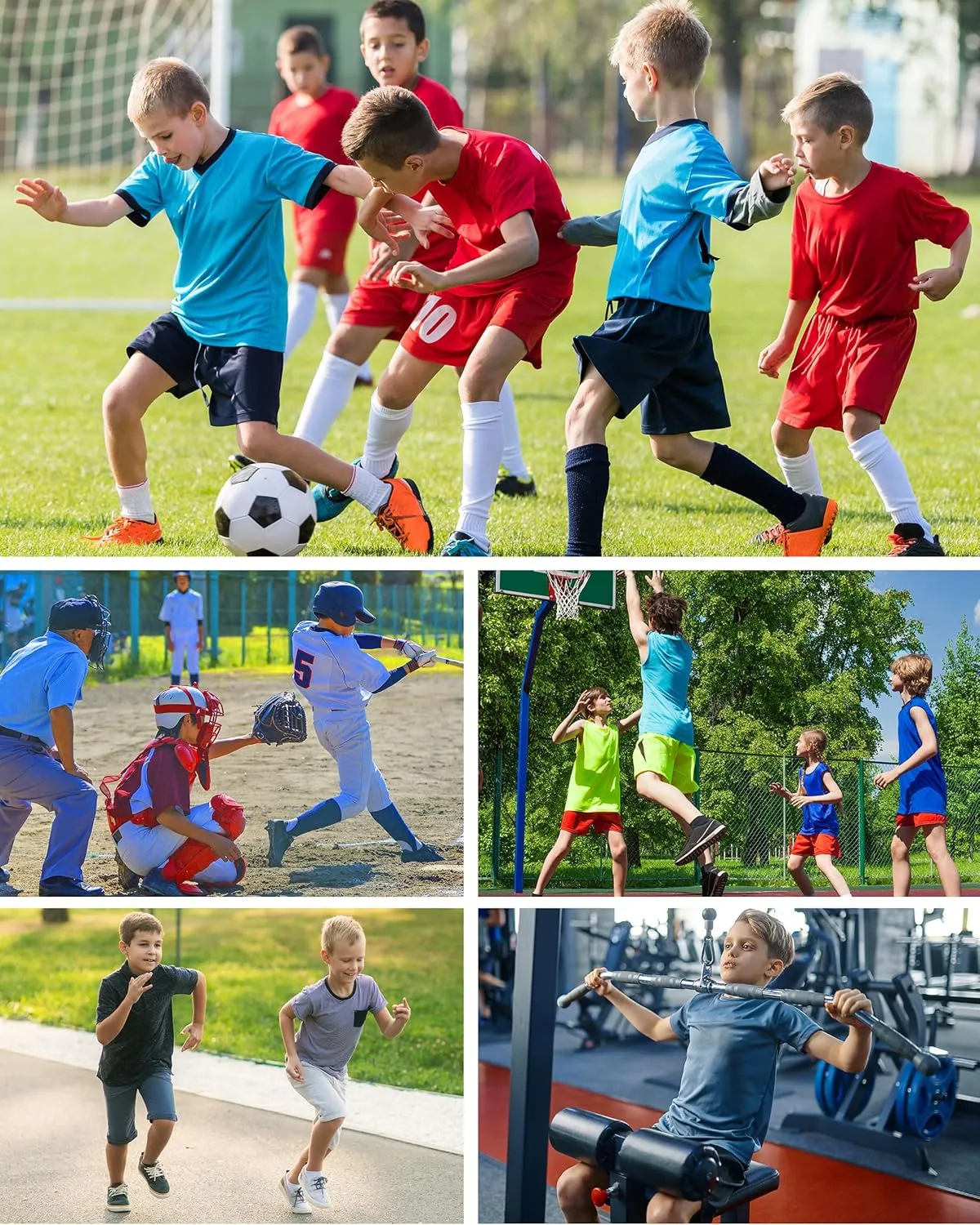 Roadbox Boys Youth Compression Shirts - Long Sleeve Athletic Undershirt Kids Quick Dry Base Layers for Baseball Soccer