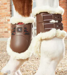 Sale Techno Wool Fetlock Boots Brown
