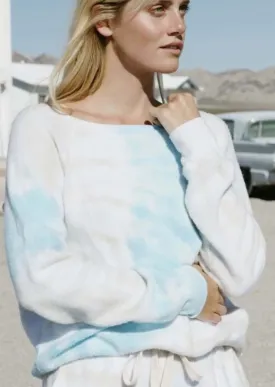Sea Bone Tie Dye Premium Chill Pullover Made in USA- Clearance Final Sale