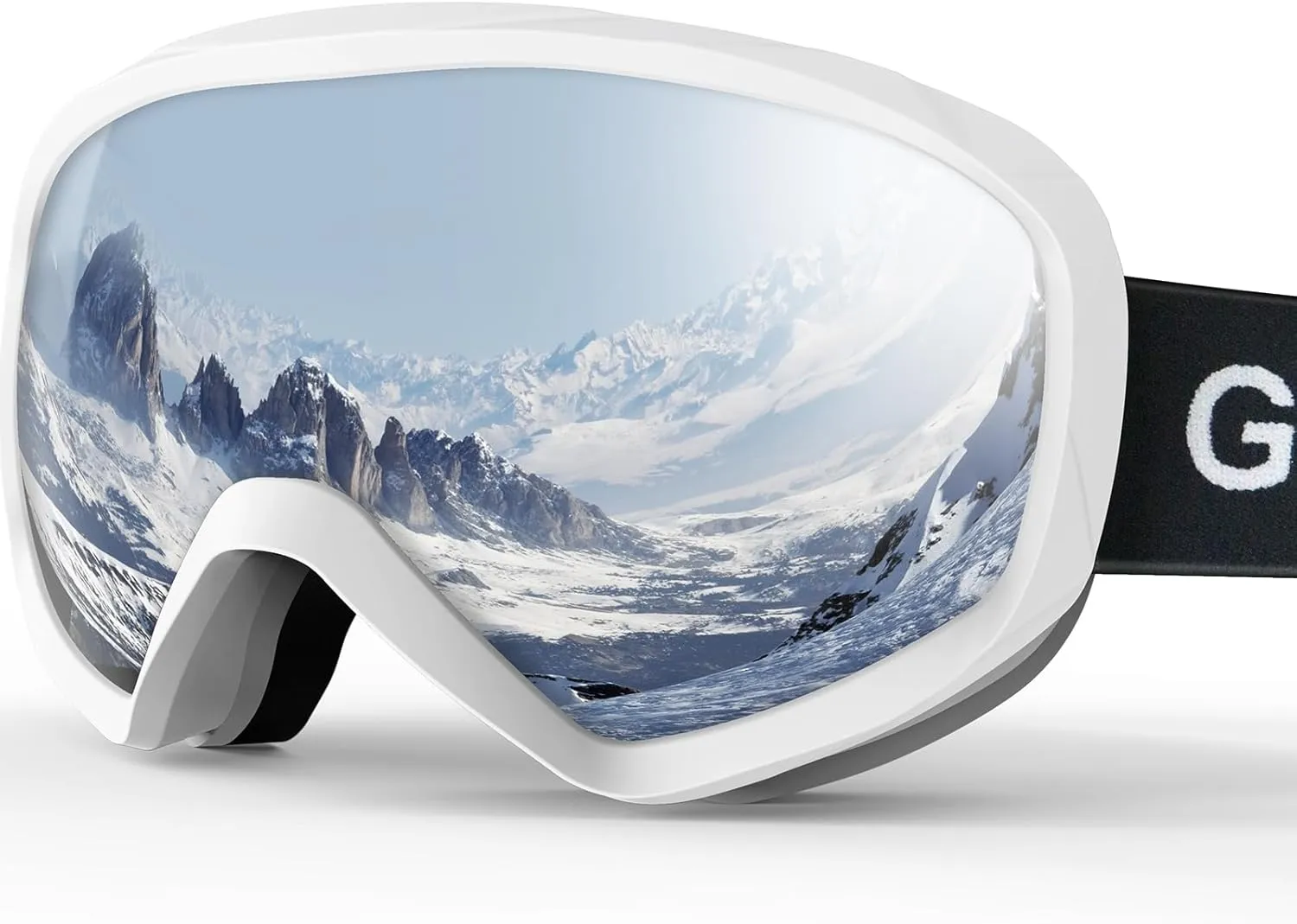 Ski Goggles, OTG 100% UV Protection Anti Fog Snowboard/Ski Goggles for Men, Women & Youth